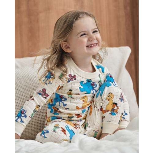 Kids Sesame Street Long John Pajama Set | Hanna Andersson