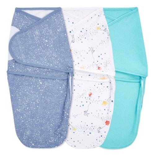 aden + anais Essentials Easy Swaddle Wrap - 3pk, Color: Stargaze, Size: 0-3 Months