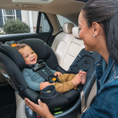 Fit360 ClearTex Rotating Convertible Car Seat - Obsidian