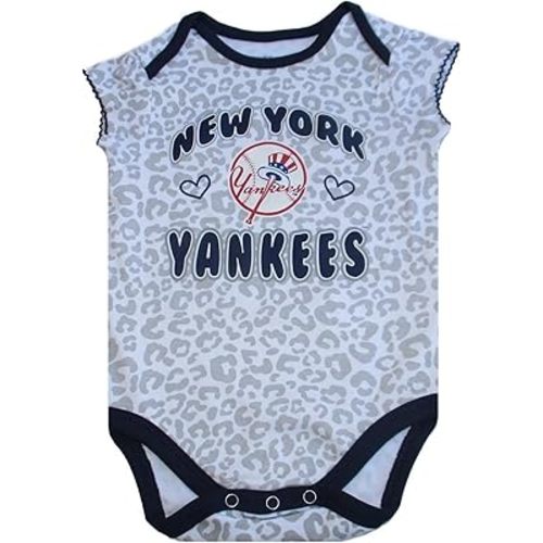 VF New York Yankees Girl's Team Logo Infant Creeper Bodysuit - Team Colors