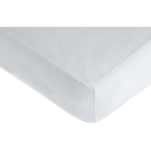 American Baby Company Supreme Fitted Crib Sheet 28" x 52", Enhanced Thickness for Soft, Breathable Neutral 100% Cotton Jersey Comfort, White, for Boys and Girls