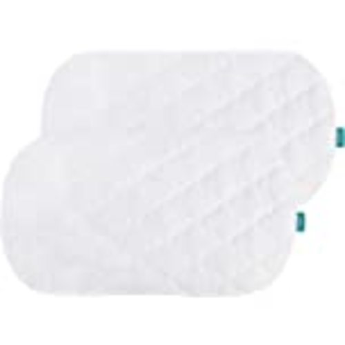 Bassinet Mattress Cover Compatible with Halo Bassinest Swivel Sleeper Bassinet Mattress Pad, 2 Pack, Microfiber, Waterproof and Soft, White - 2 Count (Pack of 1)