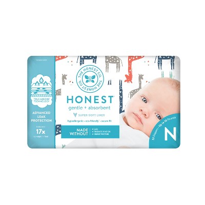 Honest Co. Newborn Disposable Diapers - Giraffes