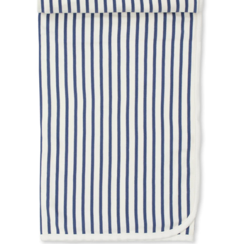 Kissy Love Basics Navy Stripes Blanket