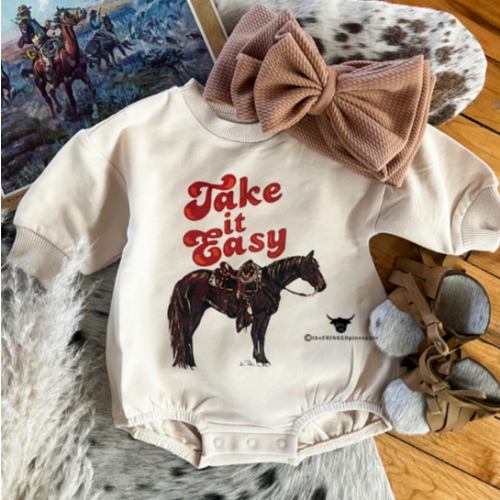 Take It Easy Bubble Romper