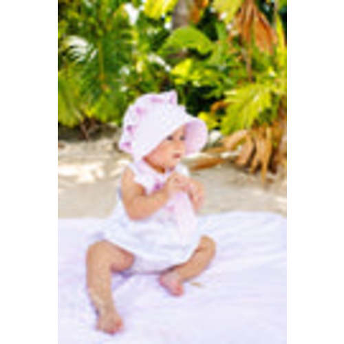 Beaufort Bonnet - Pink Savannah Seersucker