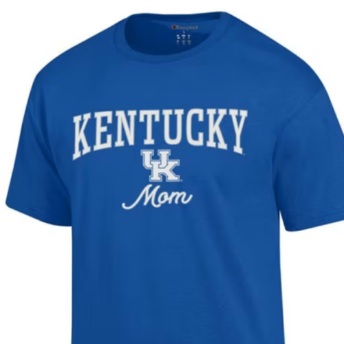 Champion Kentucky Wildcats Womens ROYAL Mom T-Shirt - 14759277
