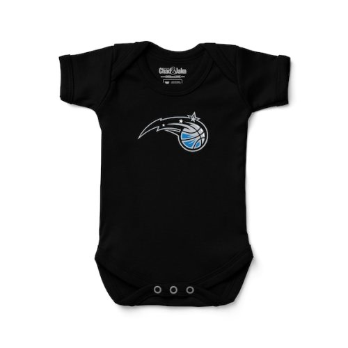 Newborn & Infant Chad & Jake Black Orlando Magic Primary Logo Bodysuit