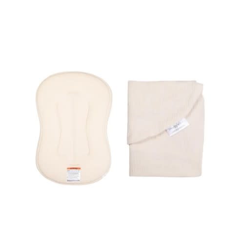 Lounger Curve + Muslin Cover Set | Natural