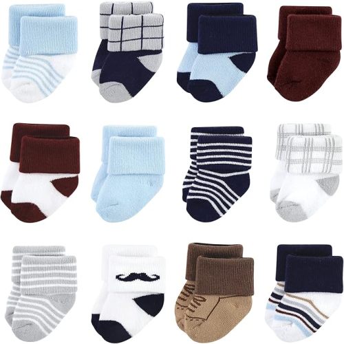 Little Treasure Baby Boys' Newborn Socks