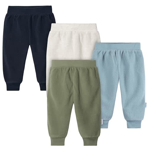 Gerber Baby-Boys 4-Pack Microfleece Pants