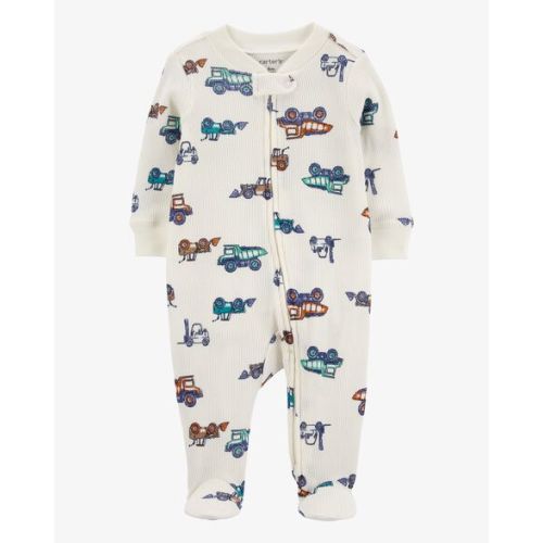 Baby Car 2-Way Zip Thermal Sleep & Play Pajamas - Carter's | Carter's