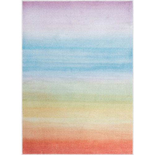 Well Woven Kids Rugs Sunrise Ombre Modern Multi Color Area Rug & Reviews | Wayfair