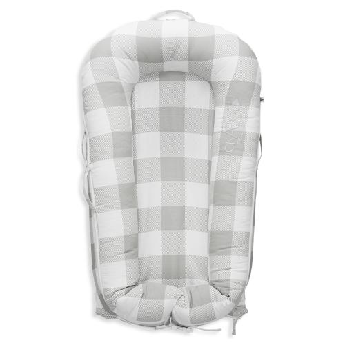 Natural Buffalo Check Deluxe+ DockATot Dock