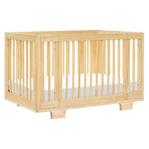 Yuzu 8-in-1 Convertible Crib with Conversion Kits - Natural