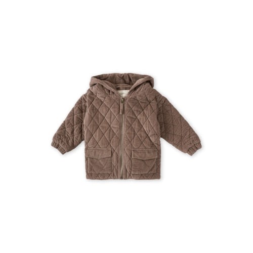Organic Cotton Corduroy Quilted Hooded Jacket, 6-12M
- Only a few left