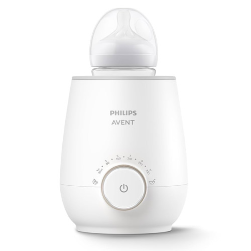 Philips Avent Premium Fast Bottle Warmer, with Smart Temperature Control, Water Bath Technology, Automatic Shut-Off, Model SCF358