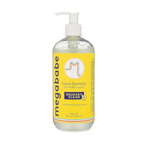 Megababe Squeaky Clean Hand Sanitizer Pump 16oz