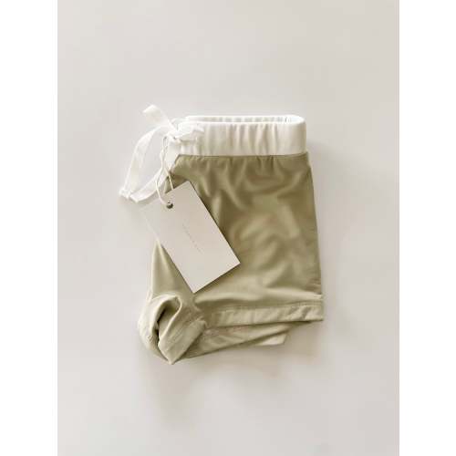 Euro Style Swim Trunks - Khaki