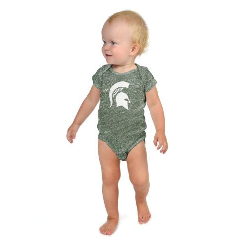 Little King NCAA Knobby Short Sleeve Romper Bodysuit-Big Logo -Sizes 0-3M 6M 12M 18M
