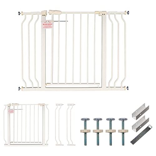 BalanceFrom Easy Walk-Thru Safety Gate for Doorways and Stairways with Auto-Close/Hold-Open Features, Multiple Sizes