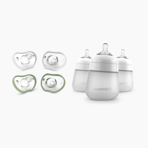 Bottle + Pacifier Bundle - Sage/White