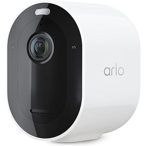 Arlo Pro 5S Spotlight Security Camera 2K HDR | Outdoor | Wire-Free with Spotlight | Dual-Band Wi-Fi Connects to the Strongest Network | 12X Zoom, 2-Way Audio, Color Night Vision, Live Stream White