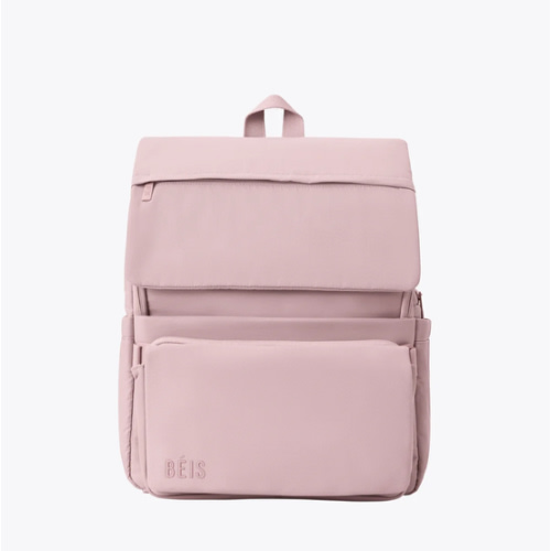 BÉIS 'The Ultimate Diaper Backpack' in Atlas Pink - Best Pink Backpack Diaper Bag