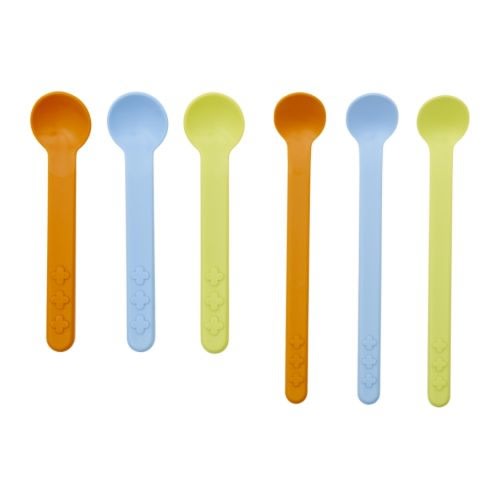 SMASKA, 6-piece feeding/baby spoon set