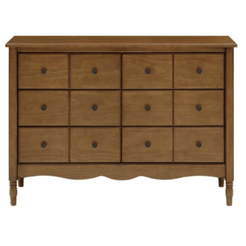 Namesake Liberty Modern Natural Walnut Pine Wood 6 Drawer Assembled Dresser