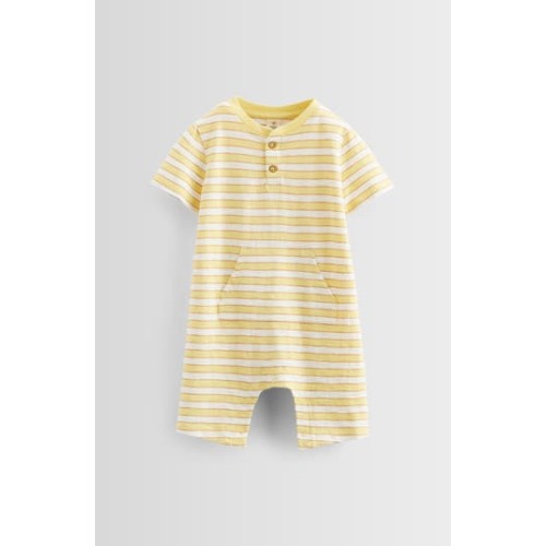 Henley Pocket Romper, 3M