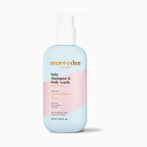 Evereden Baby Shampoo and Body Wash - Fragrance Free, 251ml