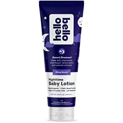 Hello Bello Premium Baby Lotion I Vegan and Cruelty Free Moisturizing, Non-Greasy Lotion for Babies and Kids I Sleep Sweet Scent I 8.5 FL Oz (Pack of 1)