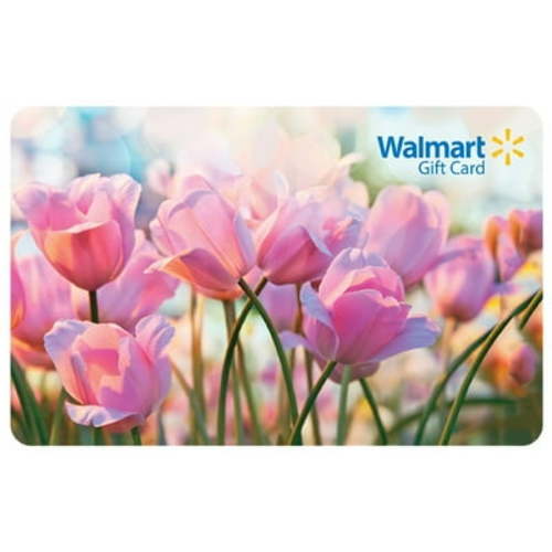 Pink Tulips Walmart Gift Card