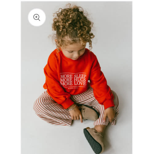 More More Crewneck- Pepper – Fostered Collection