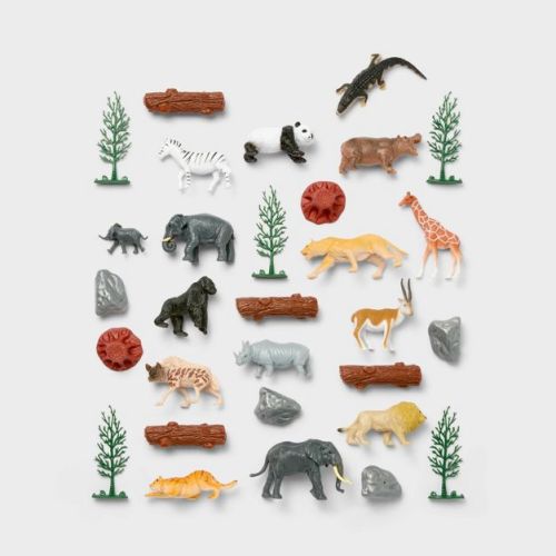 Safari Animal Figure - 30pc - Gigglescape™