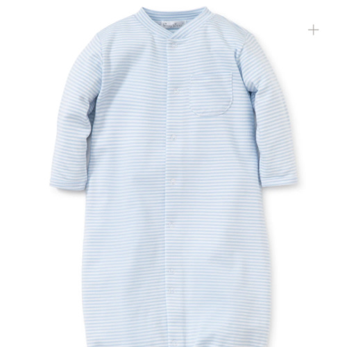 Simple Stripes Blue Convertible Gown | Kissy Kissy
