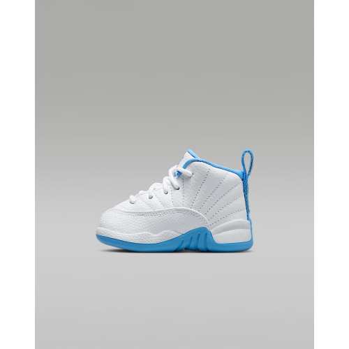 Jordan 12 Retro "White and University Blue" Baby/Toddler Shoes. Nike.com