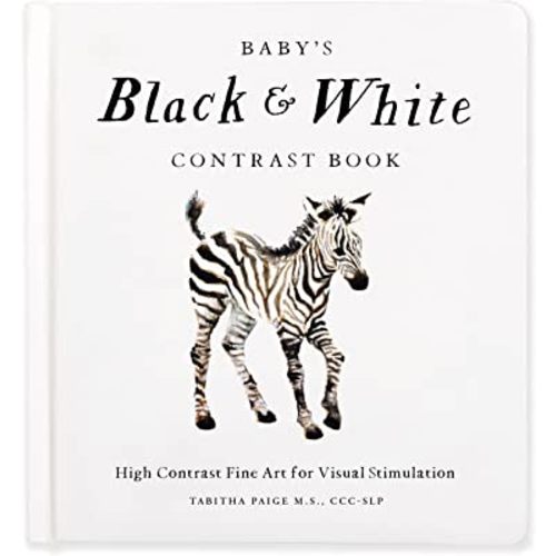 Baby's Black and White Contrast Book: High-Contrast Art for Visual Stimulation at Tummy Time