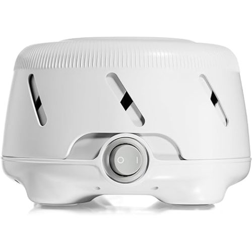 Yogasleep Dohm Uno White Noise Sound Machine, Real Fan Inside for Non-Looping White Noise, Sleep Aid, Office Privacy & Meditation for Adults & Baby, Registry Gift (White)