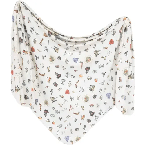 Copper Pearl Baby Swaddle Blanket - Premium Knit Baby Blanket, Large Soft Stretchy Receiving Blankets for Baby Boy and Girl, Swaddles for Newborn, Infant, and Toddler (Wizarding World™)