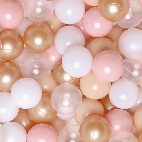 GOGOSO Ball Pits Balls for Toddlers Pack of 50 100 200 Plastics Shape Ball Non-Phthalate Non-BPA Non-Toxic 2.2-Inch Crush Proof Play Balls