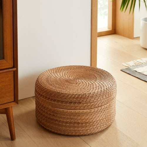 Modern Weave Rattan Basket