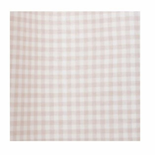 Ditsy Gingham Classic Cool Organic Cotton Percale Fitted Crib Sheet