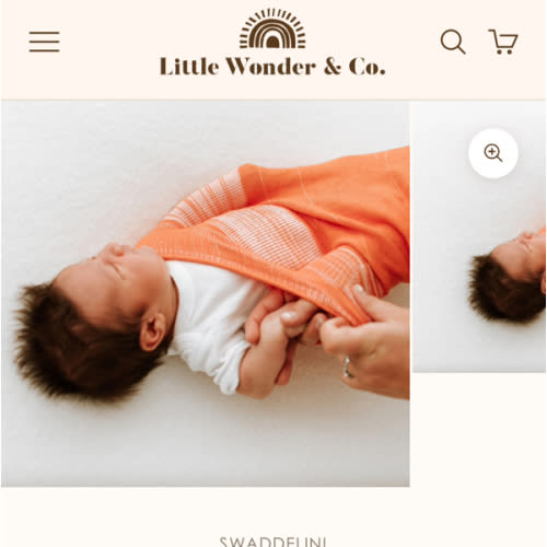 Orange Swaddle Sleep Sack