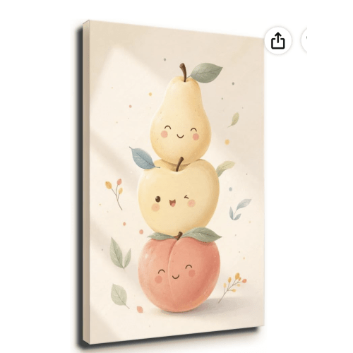 Fruit Stack Canvas Wall Art