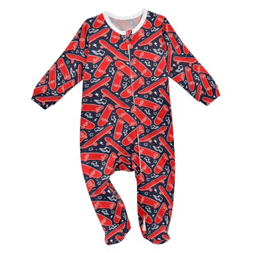 Dussdil Baby One-Piece Footies Newborn Rompers Pajamas Cotton Footed Pjs for Sleep Play Boys Girls
