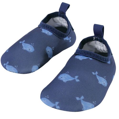 Hudson Baby Infant And Toddler Water Shoes For Sports, Yoga, Beach And Outdoors, Blue Whales, 12-18m/5 Toddler