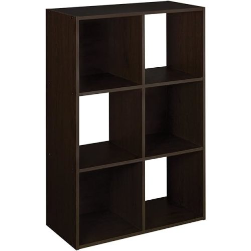 ClosetMaid 78815 Cubeicals Organizer, 6-Cube, Espresso