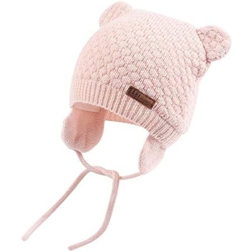 XIAOHAWANG Baby Hat Cute Bear Toddler Earflap Beanie Warm for Fall Winter